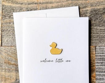 Modern New Baby Card – Gender Neutral Shower Card