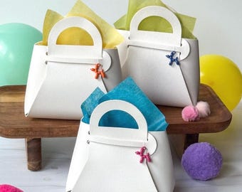 Faux Leather Birthday Gift Card Holder - Eco-Friendly Bag for Small Gifts