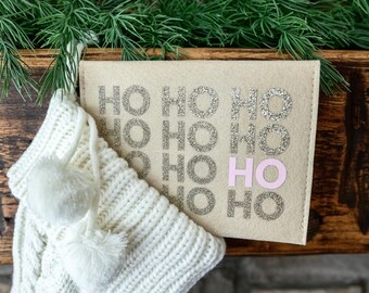 Wool Felt Gift Card Envelope: Eco-Friendly Christmas Stocking Stuffer and Reusable Present Wrap