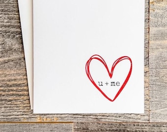 Elegant Love Valentine's Day Card: Luxury Greetings for husband, wife, partner, boyfriend or girlfriend