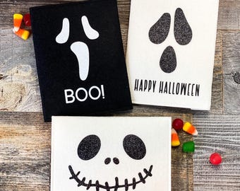 Portatarjetas de regalo de fieltro para Halloween / Sobre reutilizable para pedir dulces