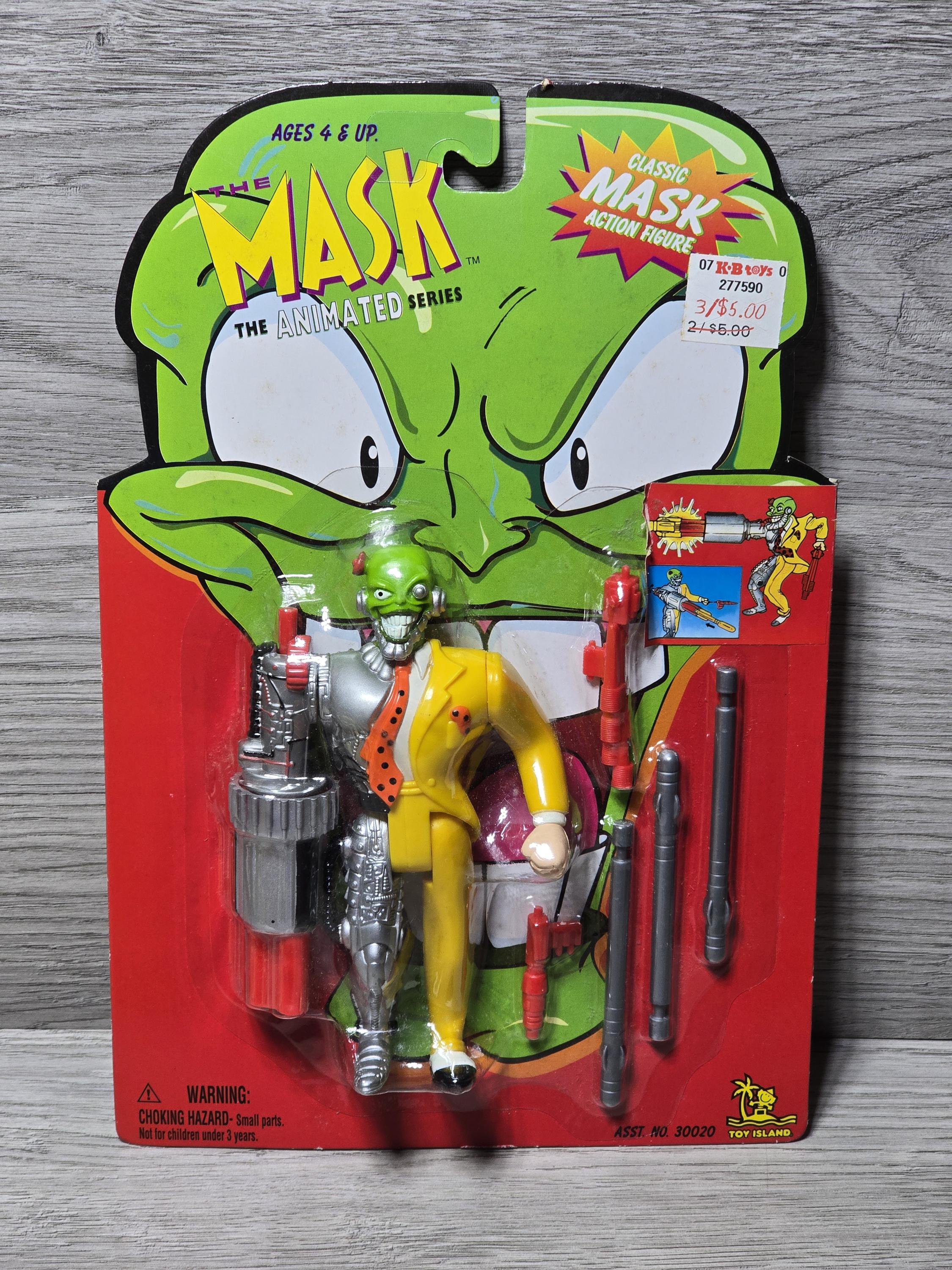 1997年TOY  THE MASK ANIMATED SERIES RARE Vintage 1997 The Mask Animated Series Clown around mask