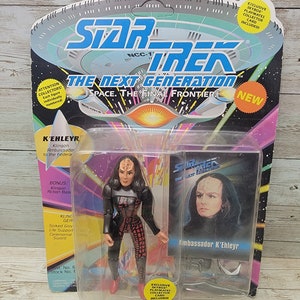 1993 Star Trek The Next Generation K&#39;ehler Unpunched Playmates Action Figure