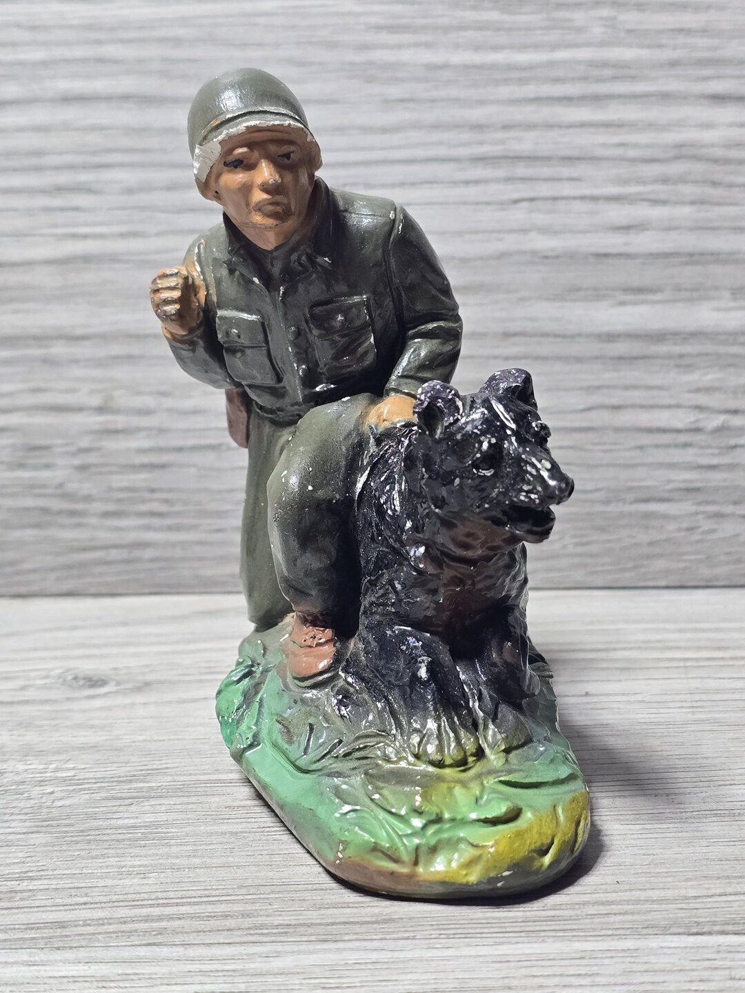 1950-wwii-j-h-miller-4-k9-sentry-army-military-soldier-chalkware-toy