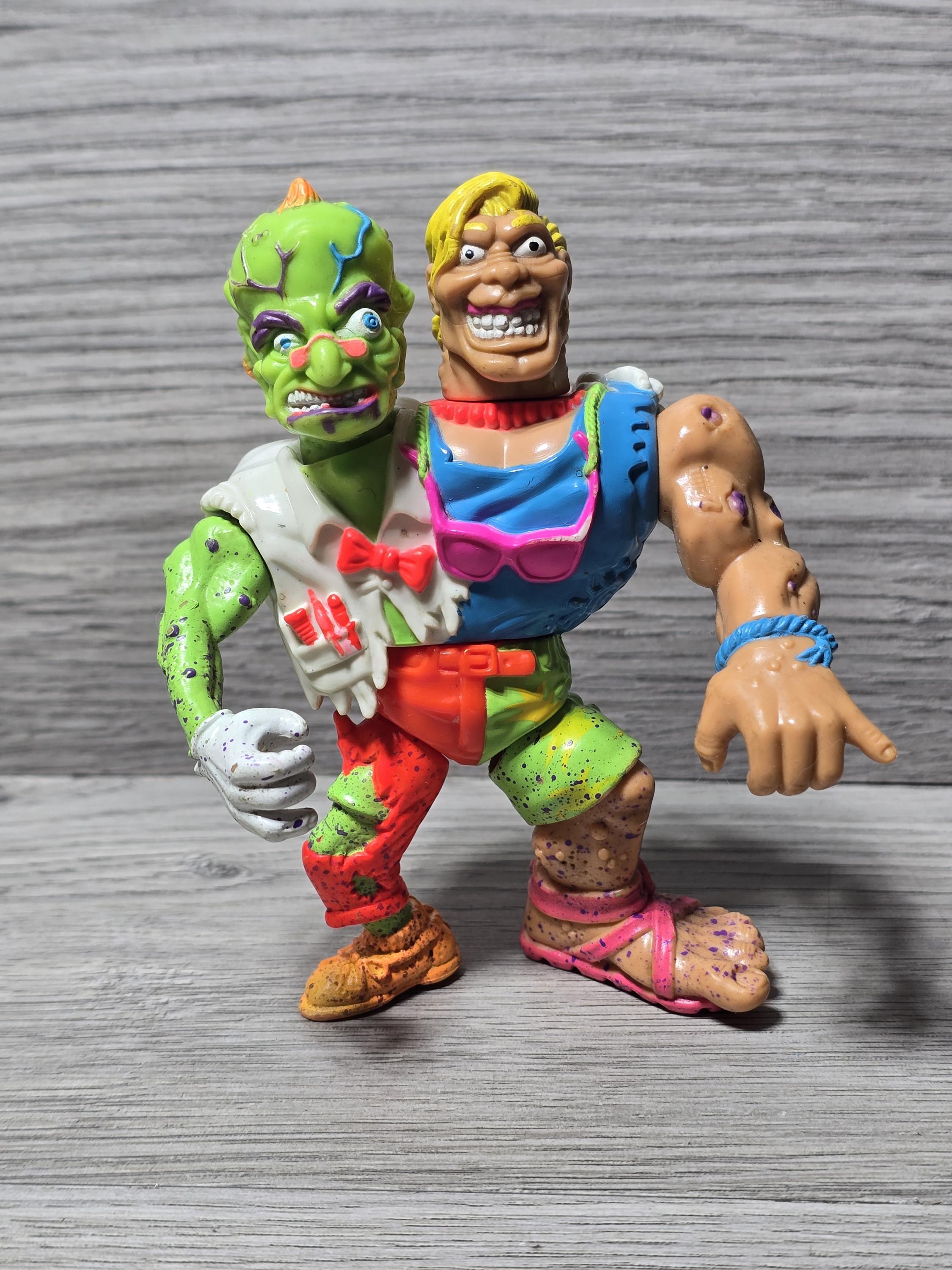 オリジナル TOXIC CRUSADERS ヘッドバンガー 1991年製 1991 Toxic Crusaders Headbanger Action Figure Troma Inc Playmates