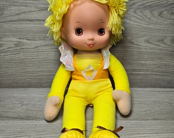 Poupée Rainbow Brite jaune canari - Grande 21"