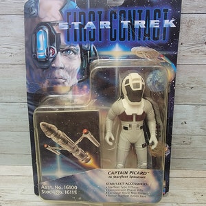 1996 Star Trek Captain Picard Starfleet Spacesuit First Contact Playmates