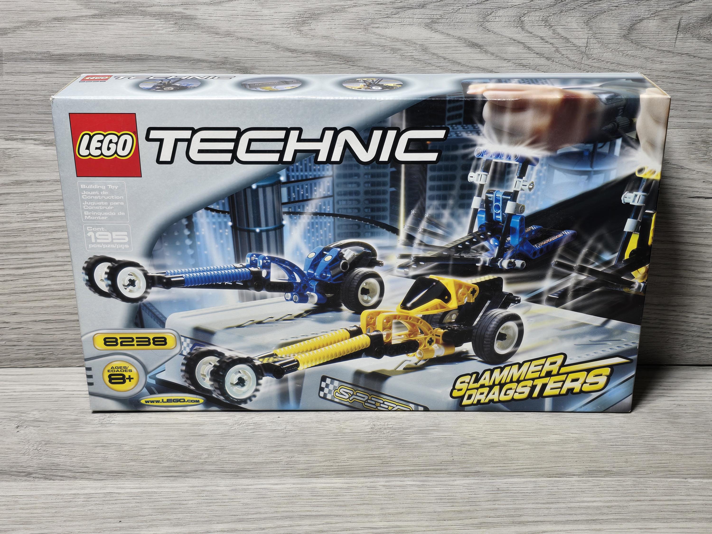 おもちゃ Vintage Lego 8238 Technic Dueling Dragsters New in Factory