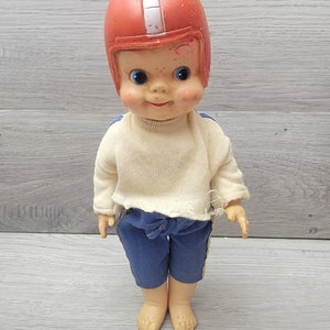 1950s Effanbee Football Player Mickey Vinyl Doll Toy