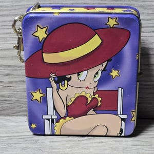 BETTY BOOP King Feature Syndicate Miniature Mini 4&quot; Metal Tin