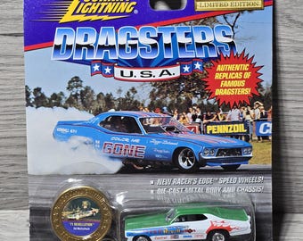 ミニカー johnny lightning dragsters usa 1995 Johnny Lightning Dragsters USA 1995 Lot Of 7 Series Scale