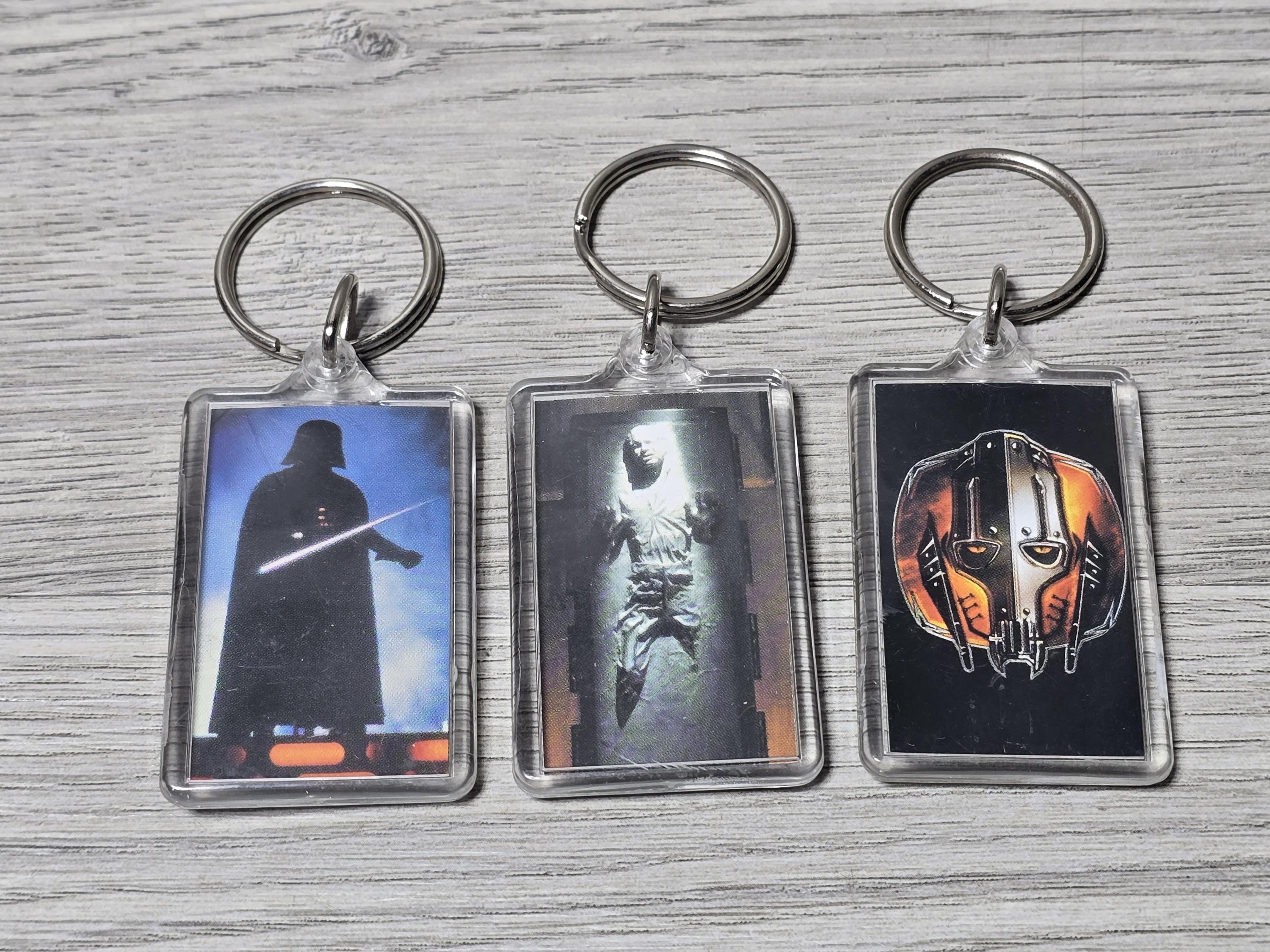 2005 Star Wars Darth Vader Han Solo Carbonite Acrylic Keychain 