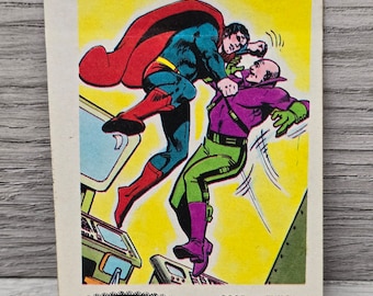 レア 1978 SUPERMAN Sunbeam シール ビンテージ PSA 5 1978 DC Super Hero Sticker Sunbeam Bread Promotional Good Vs Evil