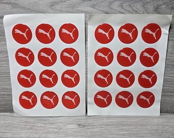 1980年代 2枚組 PUMA アクリル プロモーション ステッカー スニーカー広告 NOS