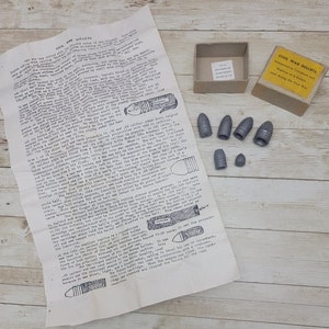 Vintage Replica Civil War Literature & Lead from Gettysburg PA