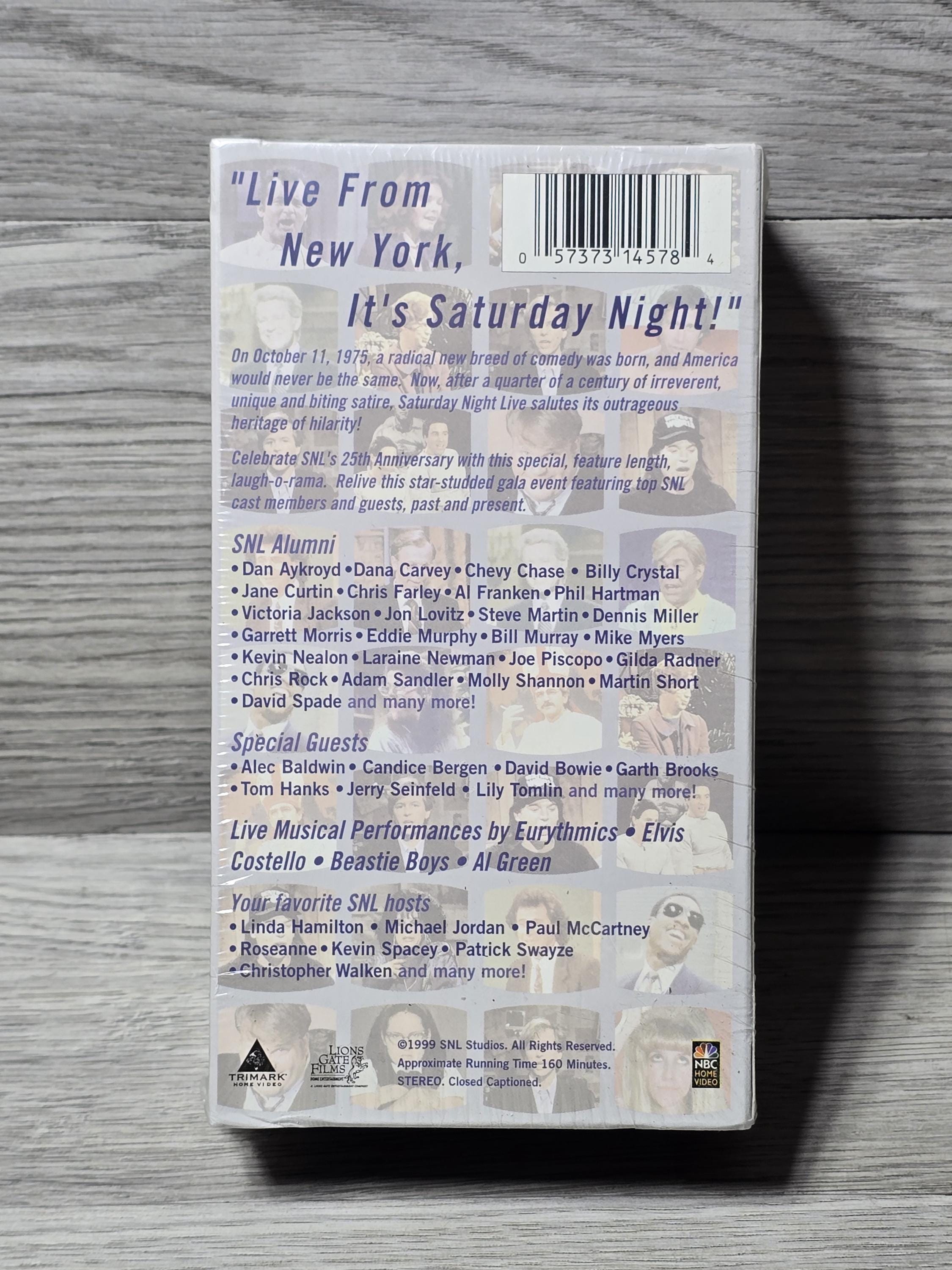SEALED Saturday Night Live SNL 25 Years of Laughs VHS 1999 2 Tape