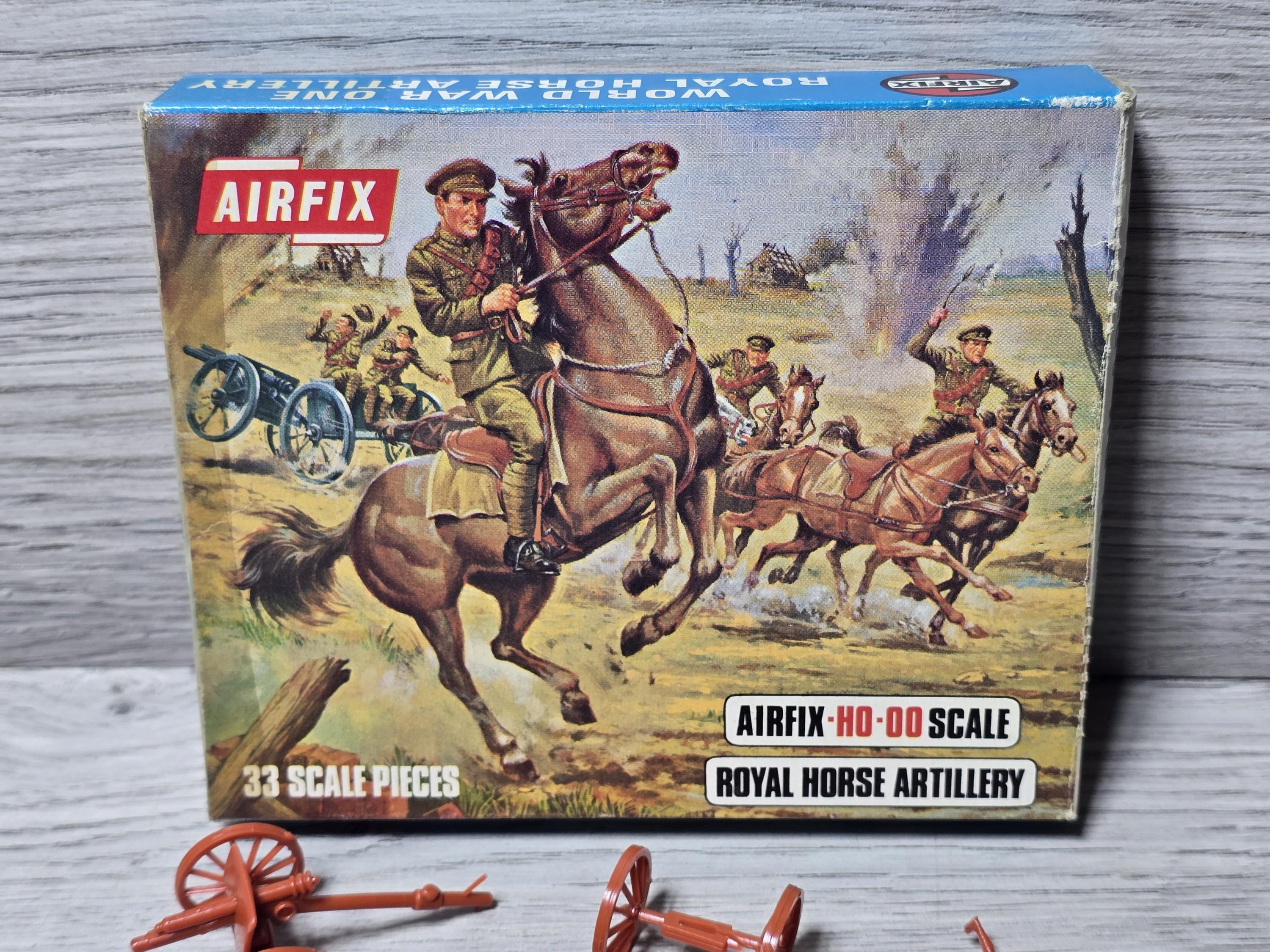 Vintage Airfix Ho-00 Scale Royal Horse Artillery Miniature Model
