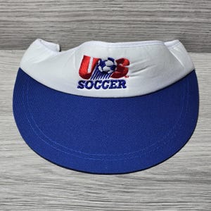 Team USA Soccer 2014 World Cap – Adjustable Baseball Hat, White & Blue Two-Tone, Officially Licensed - View #2