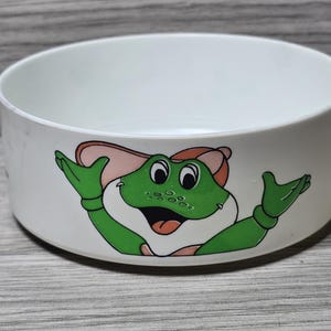 1983 Kellogg&#39;s Sugar Smacks Dig &#39;Em Frog Plastic Cereal Bowl