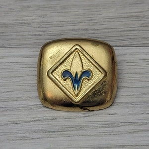 Vintage Boys Scouts of America BSA Brass Neckerchief Slide Clasp