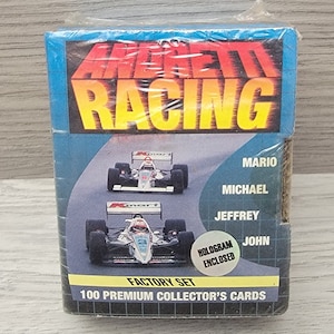 1992 Sammel-A-Karte ANDRETTI RACING 100 Karten Set mit Hologramm ab Werk versiegelt