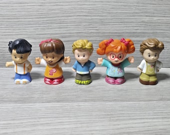 Fischer-Preis Little People Lot von 5 Little People PLUS 1 Mystery Figur