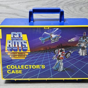 1984 Gobots Collectors Case Transforming Robots Tonka Action Figure Storage