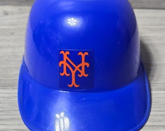 1980s MLB Plastic New York Mets Miniature Ice Cream 5" Helmet Bowl