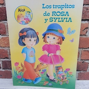 1984 Alicia en el País de las Maravillas Muñecas de Papel - Edición en Español - UNCUT