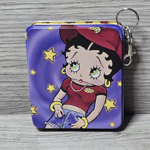 BETTY BOOP King Feature Syndicate Miniature Mini 4&quot; Metal Tin