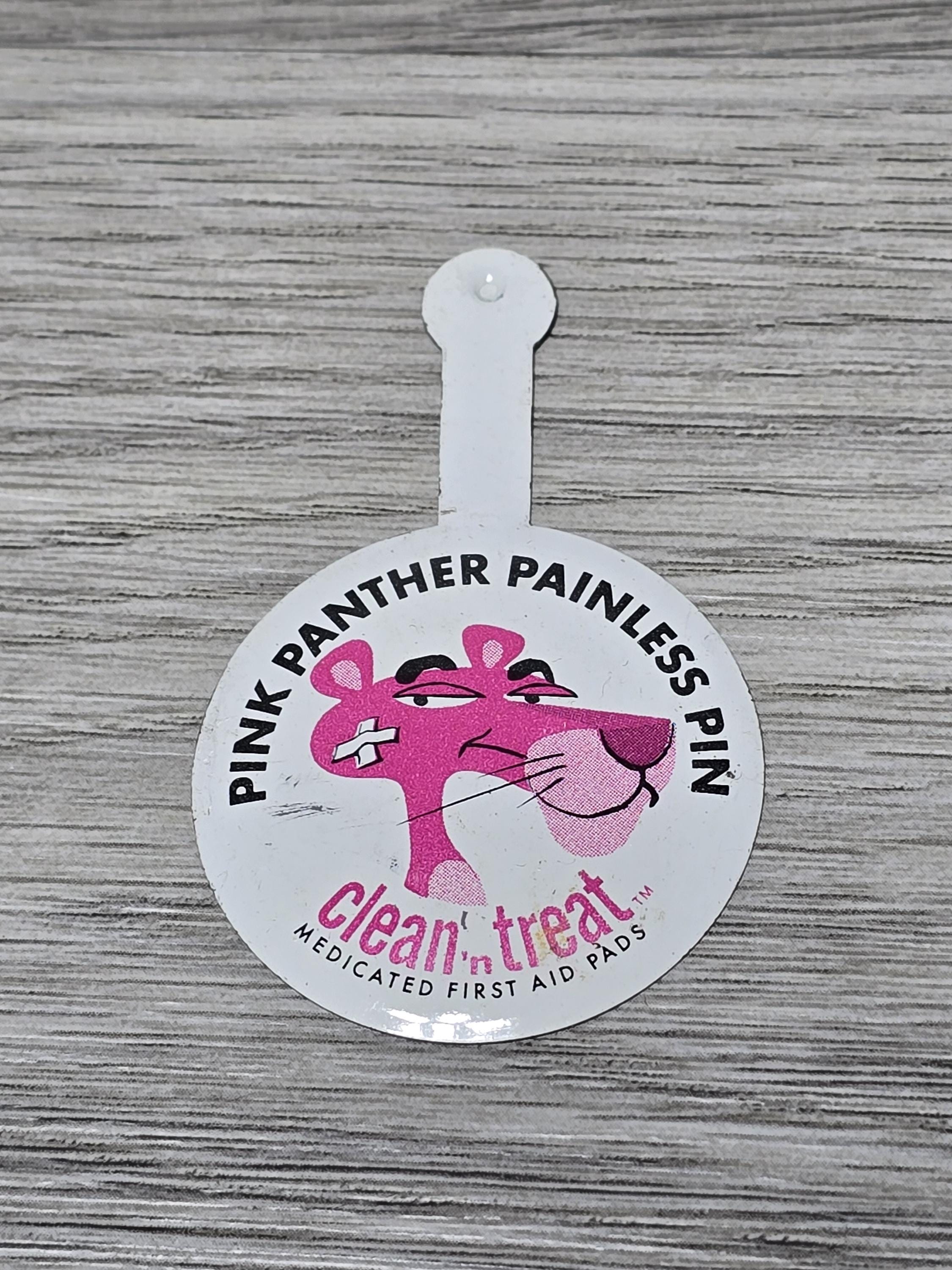 1960s Pink Panther Painless Clean 'N Treat First Aid Pads