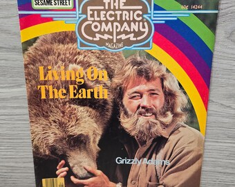 1978 RARE Electric Company Magazine mit Grizzly Adams Spidey Spiderman Comic HTF