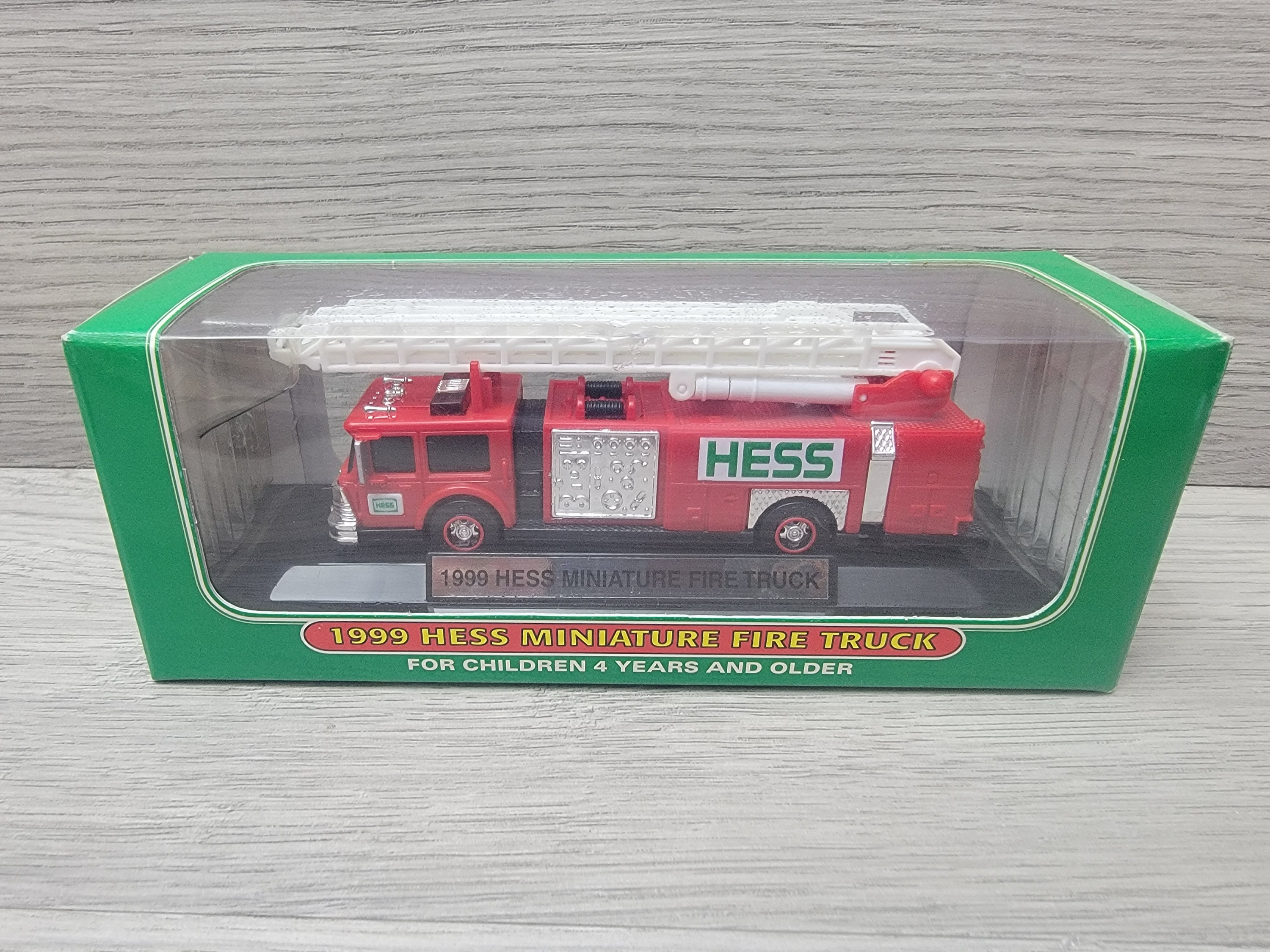 1999 Hess Miniature Hess Fire Truck New in Box Etsy