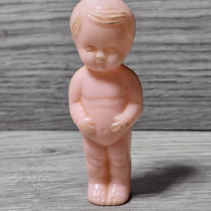 1950s Vintage Hard Plastic Baby Doll 3&quot; Tall Miniature Doll