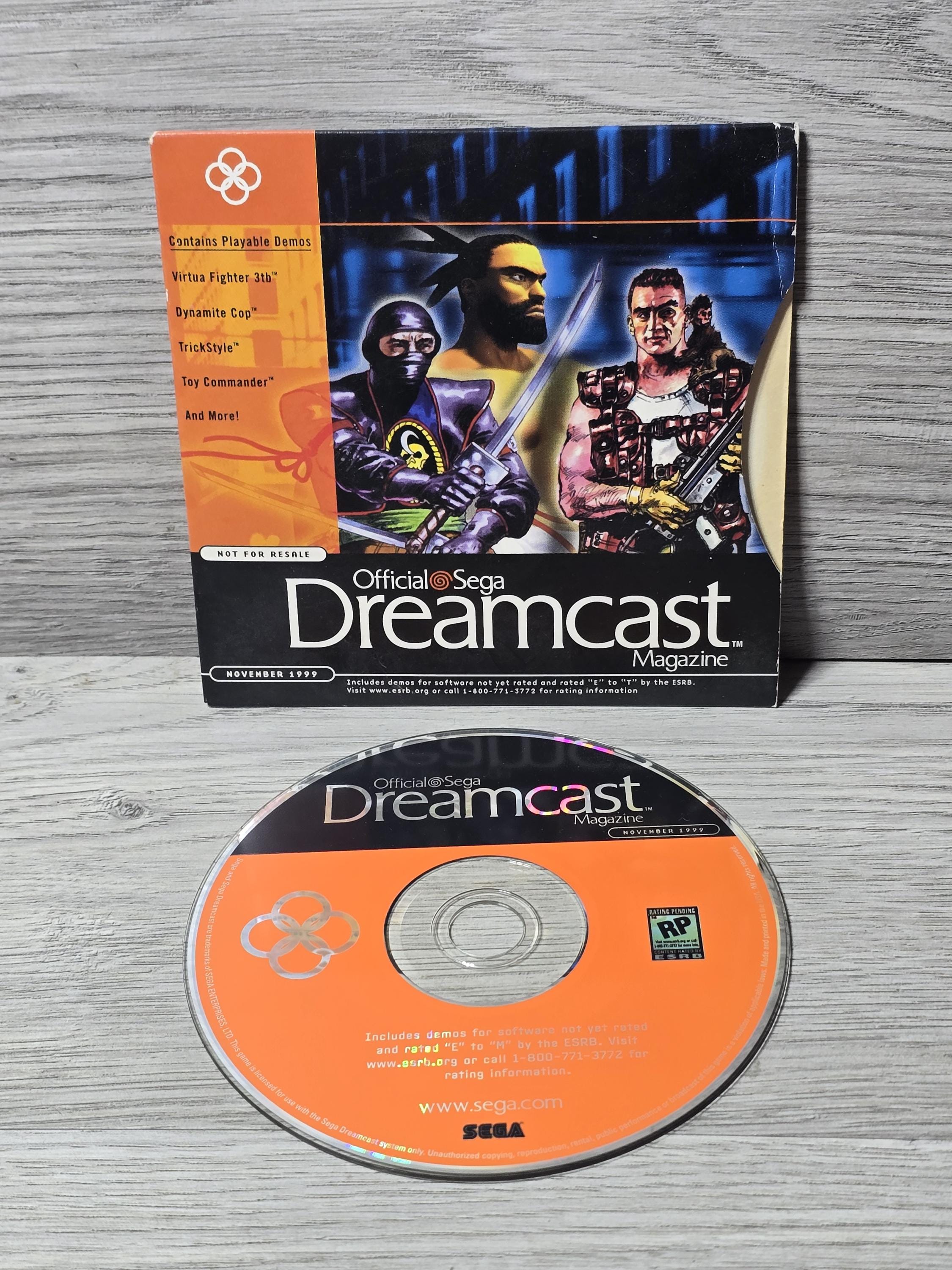 1999 Sega Dreamcast Magazine Demo Disc November - Etsy