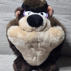1971 Tasmanian Devil Warner Bros Mighty Star Taz Peluche de animal 1525