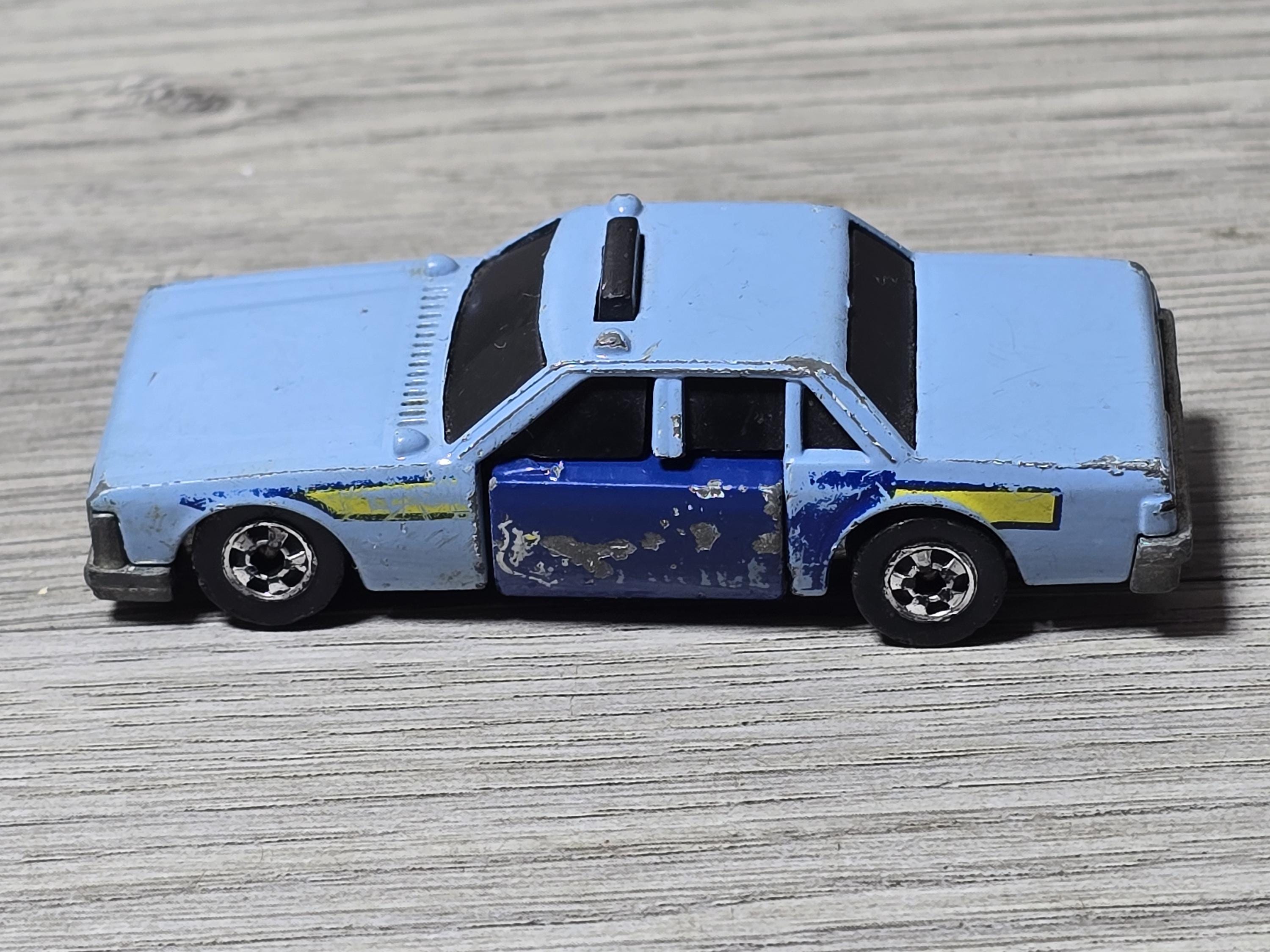 1983 Hot Wheels Crack-ups Police Car Crash Side Patrol 1/64 Crack