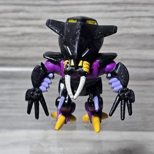 1993 Micro Machines Z-Bots 2&quot; Bitebots Gowge Robot Galoob Action Figure