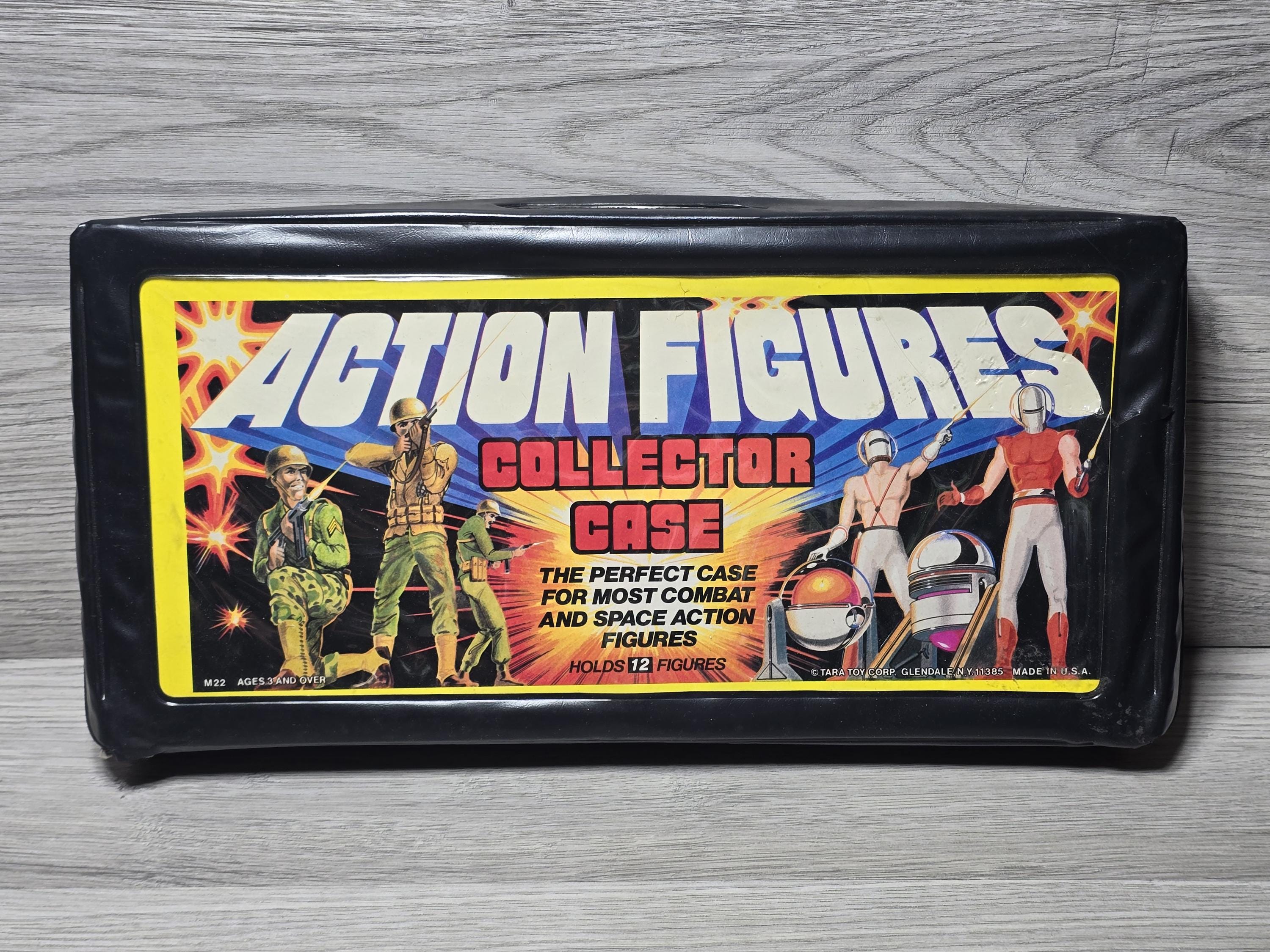 1980s Tara Toy Corp Action Figure Collector Case Fits G.I. Joe