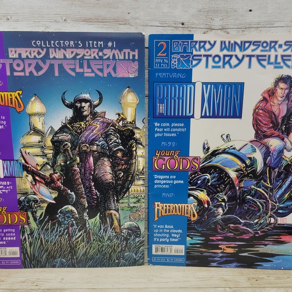 1996 Barry Windsor-Smith Storyteller #1 en #2 Dark Horse-strips