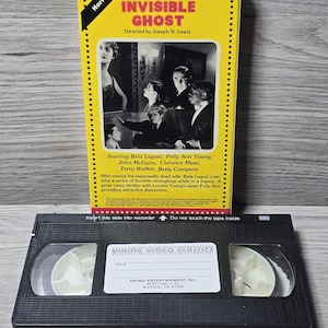 Horror Sci-fi The Invisible Ghost VHS Videotape RARE Bela Lugosi Movie Film