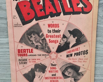 1966 HTF Komplette Geschichte der Beatles Paul John George und Ringo Magazine