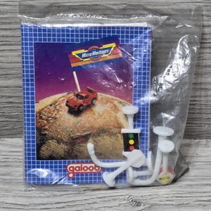 1980s SEALED BAG Galoob Micro Machines Street Signs and Brochure
