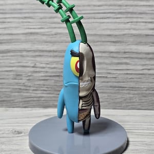 Freeny’s Hidden Dissectables SpongeBob Plankton 4&quot; Figure Mighty Jaxx