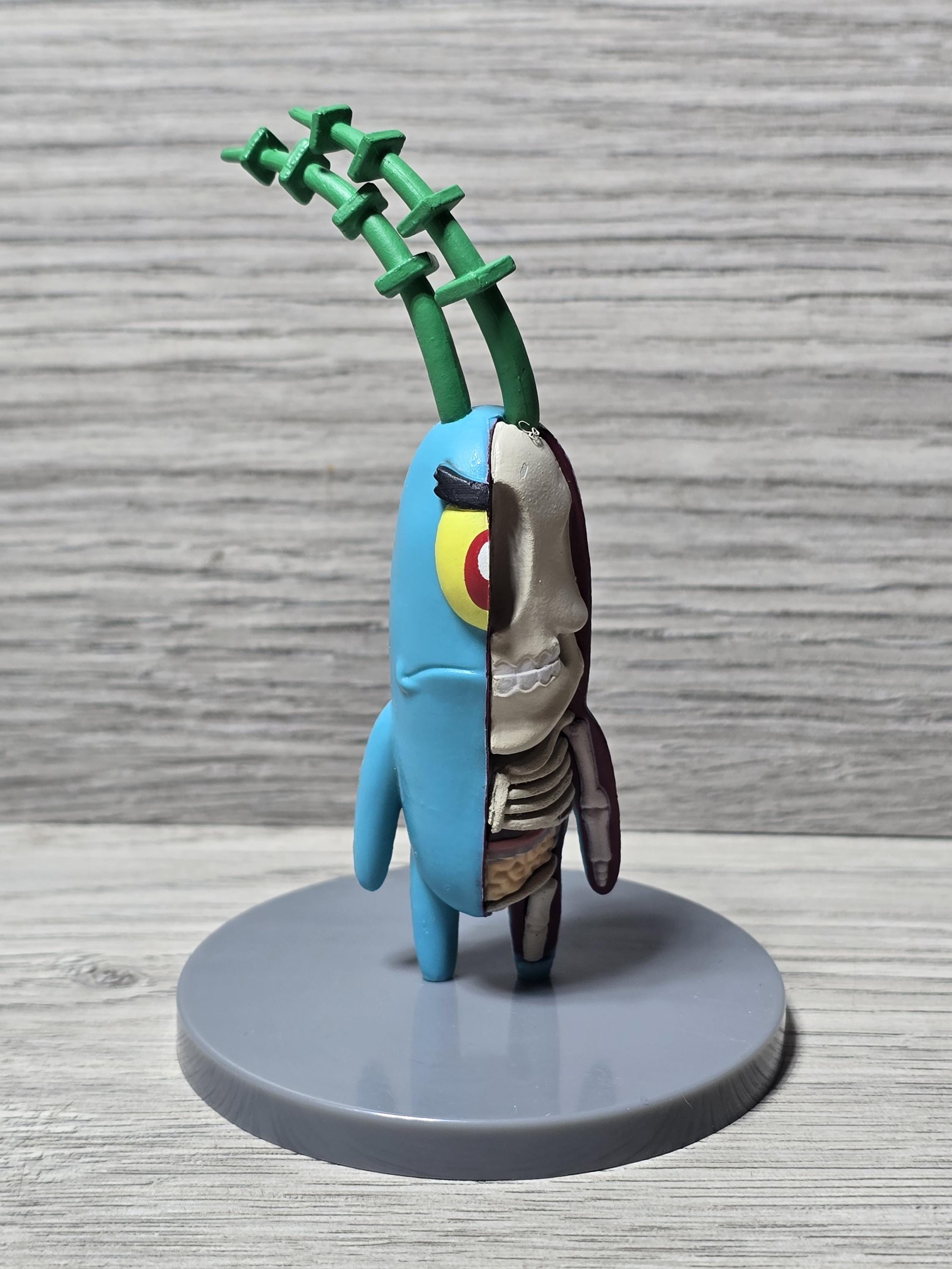 Freeny's Hidden Dissectables Spongebob Plankton 4" Figure Mighty Jaxx - Etsy