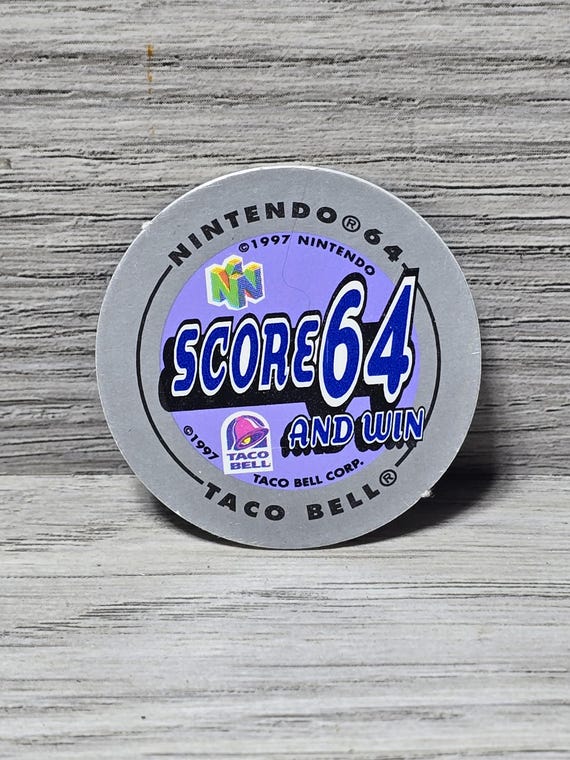 1997 Nintendo 64 Star Fox Mccloud N64 #60 Taco Bell Promo Game Pog