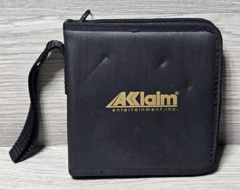 1990年代のAklaim PlayStationビデオゲームCDプロモーションケース（CD6枚収納）