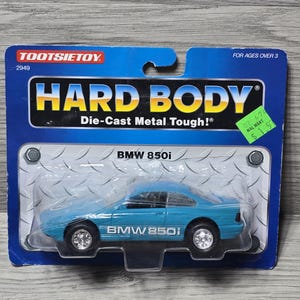 1992 Tootsietoy Hard Body Diecast Bmw850i 1:43 Scale No. 2949 - Etsy
