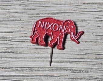 1960-talets Richard Nixon plast presidentkampanj elefantnål