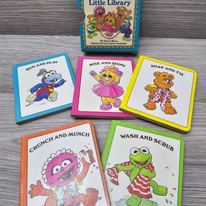 1988 Jim Henson Muppet Babies Little Library Books Set of 5